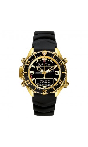 ساعت غواصی CBD CHRIS BENZ DIGITAL 200 M GOLD 